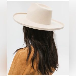 Gigi Pip - AMELIA PENCIL BRIM FEDORA - Cream